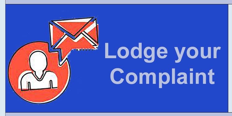 lodge your complaints